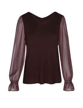 Trachtenshirt FULDA dunkelrot 36 damen