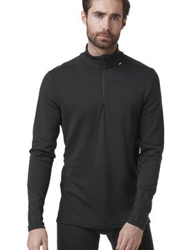 Lifa merino midweight camiseta térmica manga larga hombre Negro (L)