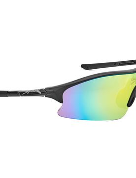 Frisbee espejo gafas ciclismo Negro (UNICA)