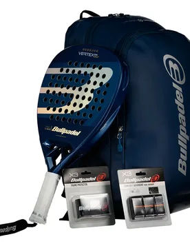 Pack Vertex04 Padel Racket Navy Blue One Size - Bullpadel - FashionsVida