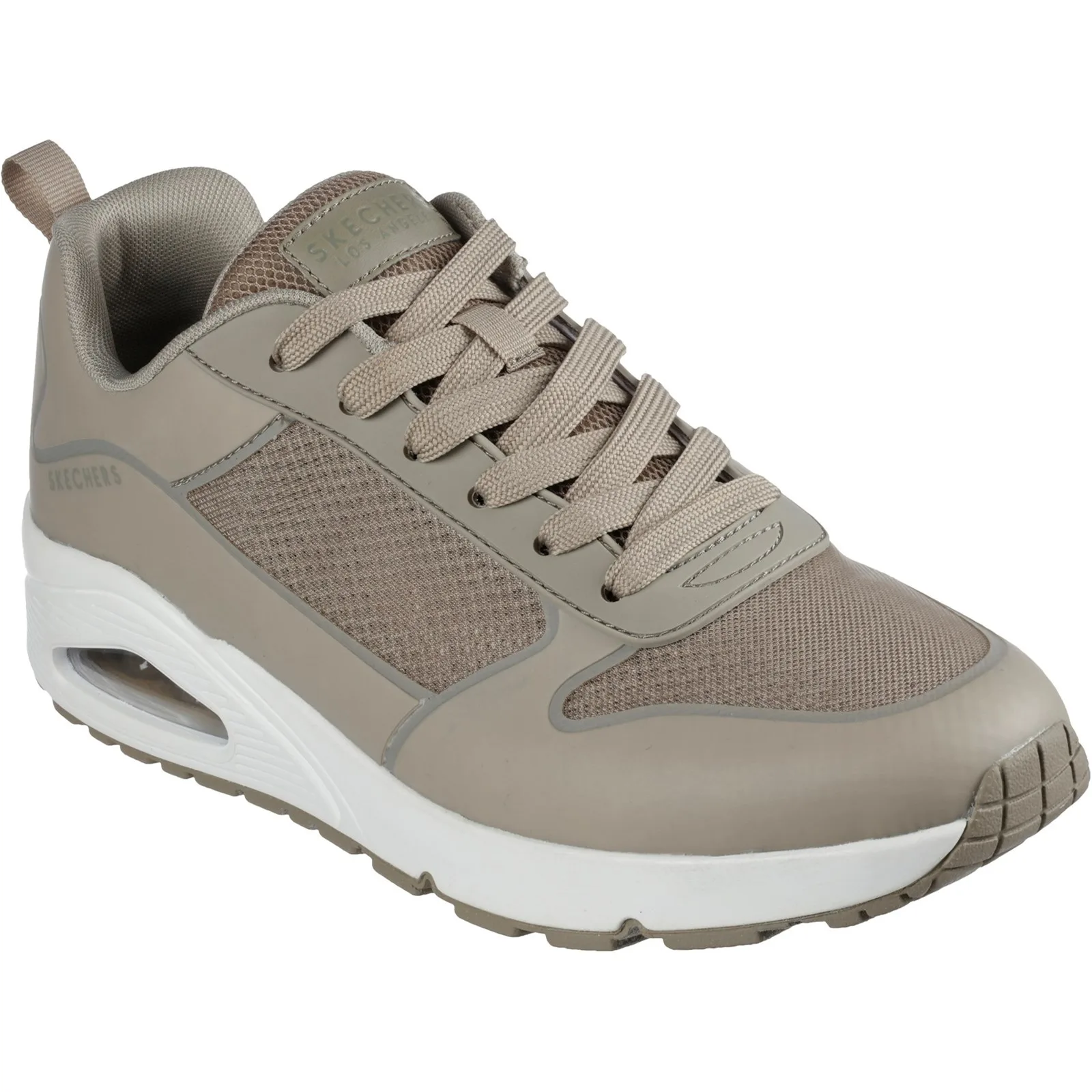 Mens Uno Sol Trainers - Taupe - Size Uk 10 - Skechers - FashionsVida