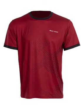 Monterrey Short Sleeve T-shirt Bordeaux 2XL - Black Crown - FashionsVida