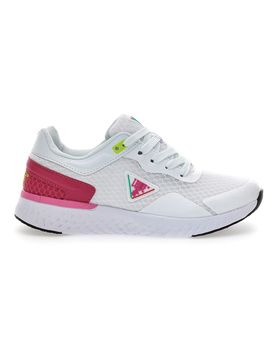 Sneakers Bianche e Rosa Con Logo Laterale W0518 39