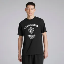 Manchester United Varsity T-Shirt Black 2XL