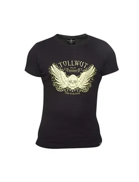 Tollwut-T-Shirt für Herren Motiv Breakout schwarz-gold - male - TOLLWUT - KF - FashionsVida