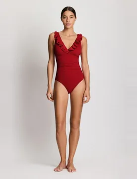 Bañador de mujer efecto control ligero - Lauren Ralph Lauren - FashionsVida