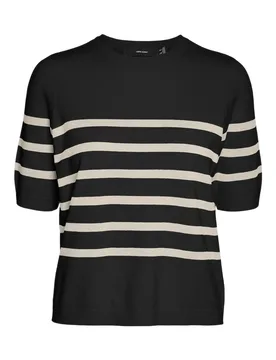 VMSABA PAIN SS O-NECK PUOVER GA femae - L - FashionsVida