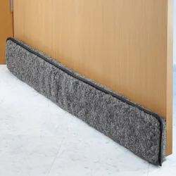 Fenster-Zugluftstopper grau