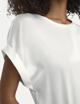 Only Bluse Onllieke Weiß S - Only - FashionsVida