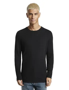 Maglione Structured Black L