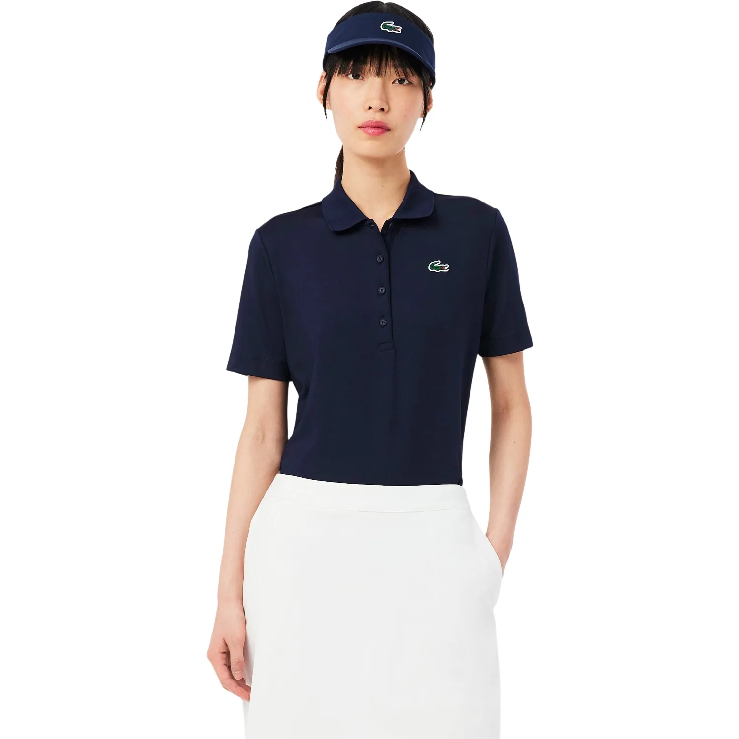 Polo Performance Solid, navy 44 - Lacoste - FashionsVida