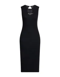 Vestido midi Mujer Negro M,XL,XS Mujer