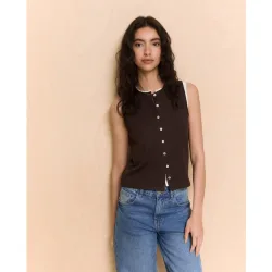 Camiseta sin mangas de mujer