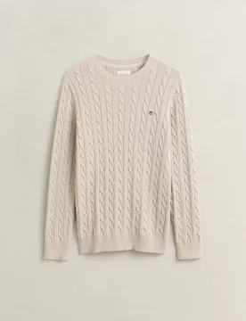 XXL COTTON CABLE C-NECK male - XXL - FashionsVida