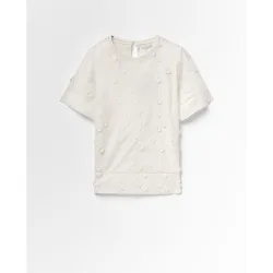 Sfera - Camiseta flores bordadas