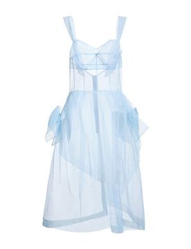 Midi-Kleid Damen Hellblau 30,32,34 Damen