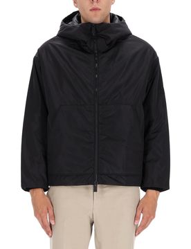 Hooded Zip-fastening Jacket