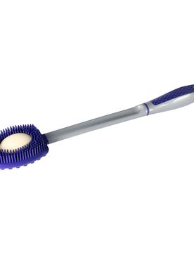 Silikon-Wellness-Bürste grau blau