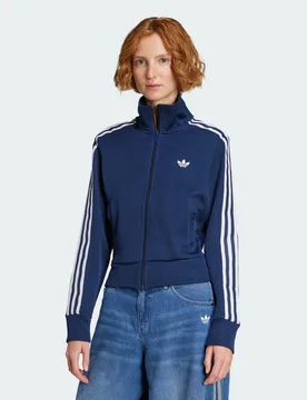Track Top Firebird Adicolor Knit S Night Indigo / White - Adidas - FashionsVida