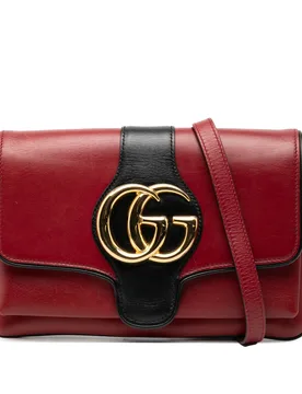 Small Bicolor Leather Arli Crossbody - Gucci - FashionsVida