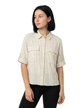 Chemise à Manches 3/4 Ryder Fabiana Snow White / Black S