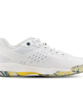 All Court Shoes White / Blue / Yellow UK 10.5 - Salming - FashionsVida