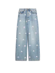 Jeans Jambe Large bleu clair 27