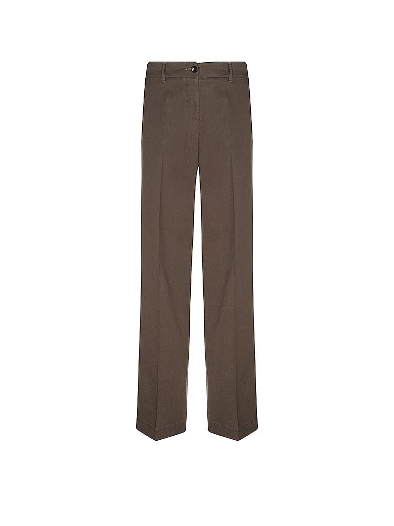 Marlenehose MAINE braun 36 damen - Brax - FashionsVida