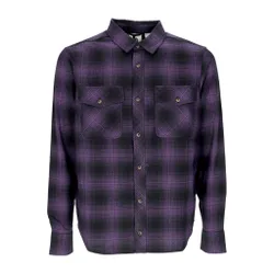 Camicia Manica Lunga Uomo Tacoma Classic Gradient Plaid Grape