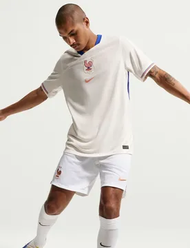 Frankreich 2026 Stadium Heim Dri-Fit Replica Herren Shorts, weiß US: S