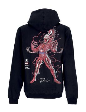 Felpa Cappuccio Uomo Carnage Hoodie X Marvel X Nychos Black