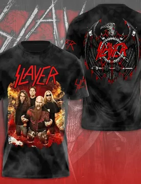 Rock Band Slayer 3d Printing T-shirt Men Women Fashion Casual Man Short Sleeve Tshirt Hip Hop Tops Tees Men Clothes - Aliexpress - FashionsVida