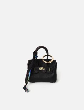 Tote bag charm keychain