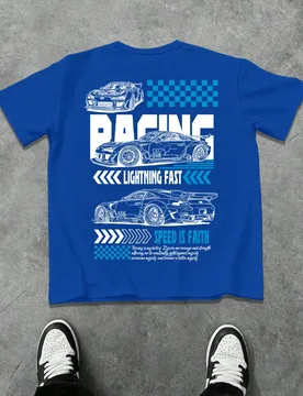 Camiseta de manga corta con estampado de moda callejera para hombres de talla grande - Shein - FashionsVida