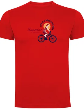 Maglietta A Maniche Corte Superior Performance Red - Kruskis - FashionsVida