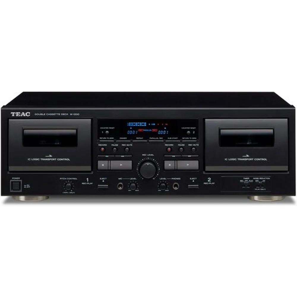 Reproductor de cassette W-1200-B Black - Teac - FashionsVida