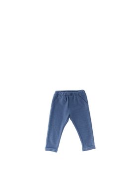 Pantalone misto cotone BLU CHIARO 18M