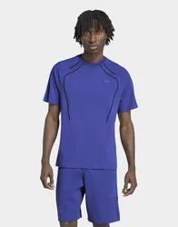Mens T-shirt Con Linee Di Taglio Spacer Teamgeist 26 - Blu, blu blu Uomo taglia L