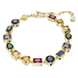 Braccialetto Imber, Taglio misto, Multicolore, Finitura oro 18K OS