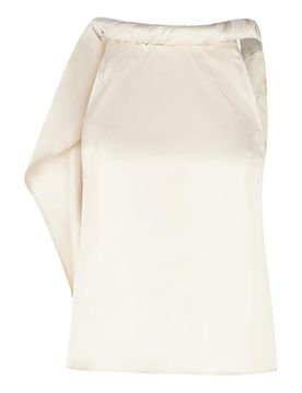 Top Wilma in Seta Avorio