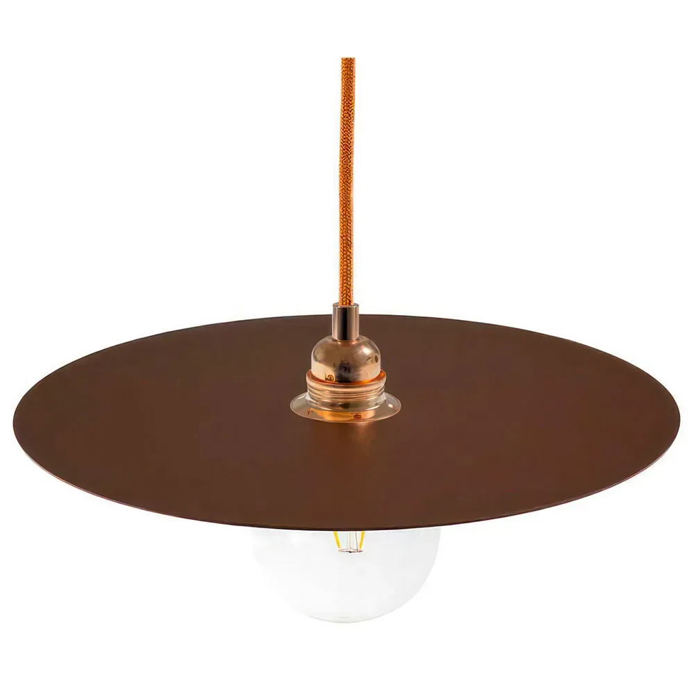Cables Lampe Suspendue Sans Ampoule Ellepi Xl Rust One Size - Creative - FashionsVida