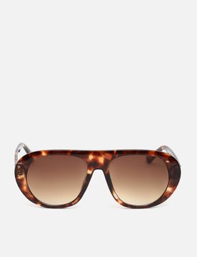 Mirel aviator sunglasses with acetate frame