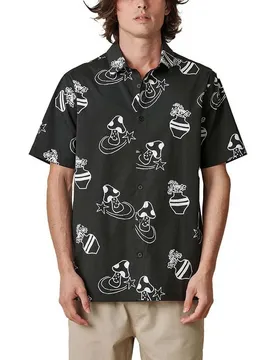 Chemise à Manches Courtes Underground Holiday Black XL