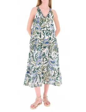 Abito in cotone VERDE ACQUA 40 - I Blues - FashionsVida