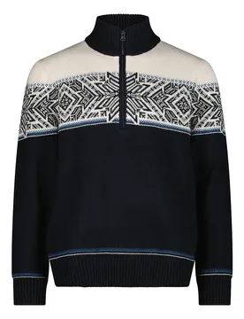 Pull à Demi-zip 7h77511 Black Blue 2XL - CMP - FashionsVida