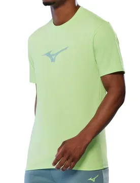 T-Shirt Athletic - Vert - male - Size: S - Mizuno - FashionsVida