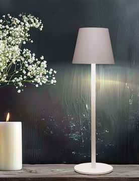 Wurm LED Tischleuchte 27 cm Weiß