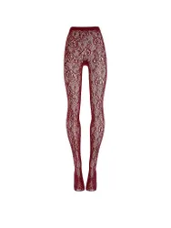 Modestrumpfhose INFINITE ROSE NET bordeaux dunkelrot L damen