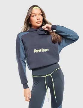 Womens Felpa con Cappuccio Sky Volt - Grigio, grigio grigio Donna taglia XS - RED RUN ACTIVEWEAR - FashionsVida