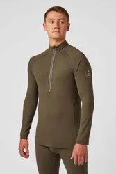 CarbonDri Mens Bodyfit Zipneck Base Layer - - Size: M